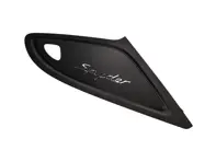 Zierblende hinten rechts "Spyder", Mattschwarz. Porsche 982 Boxster Spyder 2019>> - 98151217203OK1, 98151217200OK1, 98151217201OK1, 98151217202OK1