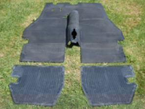 Gummi-Fußmatten (5er-Set). Porsche 356 BT5