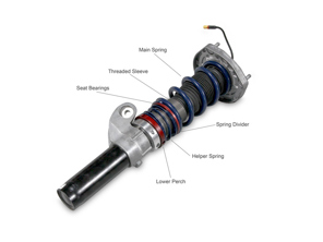 Kit de conversión de manguito Coilover, trasero. Porsche 991 / 981 - 2320041, 2320042, 2320043