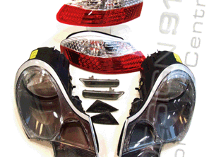 Kit de mise à niveau lumière III. Porsche Boxster 986 *Voitures RHD - 00004490999, 98663113121, 98663113221, 99663104502, 99663104602, 99663104403, 99663104303