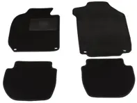 Fußmattensatz mit Befestigungsclips, in Schwarz. Porsche 911 74-89 Coupe LHD Autos - 1601700510 - 1601700510