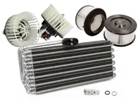 Air conditioning (Air Con) evaporator, blower motor and pollen filter set. Porsche 993 - 96457390100, 96457201501, 96457201601, 99357247900