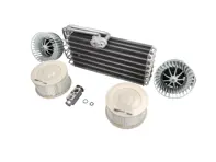 Evaporatore dell'aria condizionata (Air Con) e set di filtri antipolline. Porsche 993 - 96457390100, 96457201501, 96457201601, 99357247900