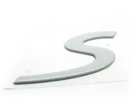 S - Badge for Porsche 987 Boxster S / 997 Turbo S - 98755998500