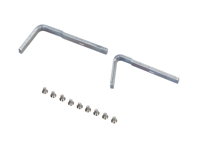 Staffa di riparazione e set di viti per finestrino posteriore apribile. Porsche 911 / 912 - 90154301525, 90154301528, 90154301625, 90154301628, 90154301125, 90154301225, 90154301135, 90154301235 - 1685350150, 1685350160