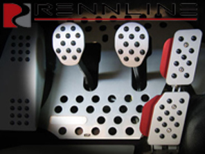 Rennline REV2 3-teiliges Pedalset Gummigriff. Porsche 911 / 912 / 914 / 930 / 964 / 993 Handbuch - A12.2P60, A122P60