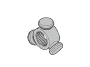 Innengelenk der Antriebswelle. Porsche Macan 2.0L / 3.0L - 95B407363