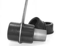 Spring Plate Bush. Porsche 911 1965-67 Powerflex Black Series - PFR57-411, PFR57411, 91133300900, 91133300902, PFR57-411BLK