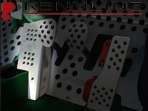 Impugnatura in gomma Rennline Dead Pedal. Porsche 911 1974-89 - P98RH