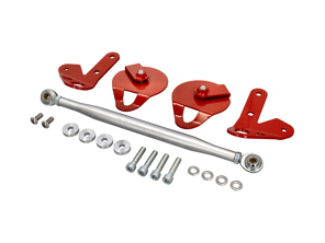 Stabilisateur de sous-châssis arrière avec attaches (avant et arrière) par Rennline. Porsche 986 Boxster / 987 Cayman / 987 Boxster - E32.35.SB96, E3235SB96