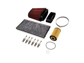 Kit d'entretien pour Porsche Boxster 987 2.7L / 3.2L et 3.4L / Cayman : huile, filtres à air, bougies d'allumage et plus encore - 98710098700, 98710098700/1, 98711013301, 99757121902, 99610722560, 99917022390, 90012310630