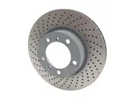 Disco freno anteriore, monoblocco forato e alveolato, 315x28 mm. Porsche 981 Boxster 2.7L / 981C Cayman 2.7L - 98135140101, 98135140201 - PFL39811, PFR39812