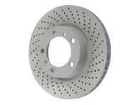 Bremsscheibenrotor vorne, gebohrter Monoblock, 315 x 28 mm. Porsche 981 Boxster 2,7 l / 981C Cayman 2,7 l - 98135140101, 98135140201 - PFL39811, PFR39812