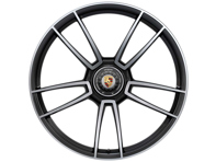 Cerchio in lega Center Lock Turbo S anteriore con finitura Black 20" 8.5J ET39 (Inverno) - 992601025AC041