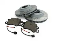FRONT Brake Pads and Brake Disc Package Porsche 718 S OE - 9P1615301A, 9P1615302A, 9P1698151C