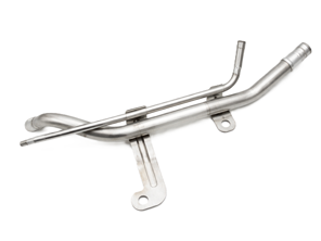 Kühlmittelrohr mit Halterung. Porsche 95B Macan S / GTS 3.0L / Turbo 3.6L 2014–18 - 95B121065B, 95B121065A