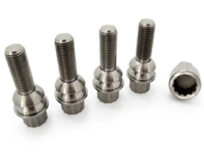 Kit boulons de blocage de roues Titane pour Porsche 986/996/997/Cayman - 971698030B, PAF009593, 99736105702, 99736198010, 3608300002, 99736198009, WHT006979A, 3608300002/1, 3608300001/1, 3608300001, 3608300001BLK, 99736120000