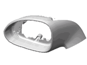 Door mirror housing. Porsche 991.1 / 991.2 / 981 Boxster Spyder / 981 Cayman GT4 - 99173163100G2L, 99173163200G2L, 99173163100, 99173163200 - MF00065, MF00085