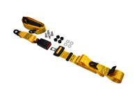 Cintura addominale posteriore statica a 2 punti in giallo (set di 2). Porsche 911 78-89 / 964 / 993 / 968 / 924 / 944 - 47785779570B, 911116