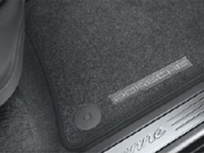 Tapis de sol avec bordure en nubuck. Porsche 958 Cayenne MKIII - Voitures LHD - 95804480063, 7P5863011F