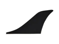 Steinschlagfolie schwarz, Turbo-Karosserie. Porsche 911 1974-89 / 930 Turbo - 93055932200, 93055932100 - CB.024.003, CB.024.004, SG930BL, SG930CR, 1682001770, 1682001780