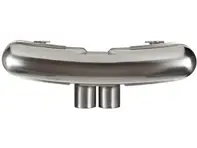 Silencieux d'échappement arrière avec sorties d'échappement de type "GT3". Porsche 911 1983-89 - 91111102500, 91111102505 - 1620614200