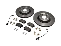 Rear brake disc Ø: 330 mm and brake pads package Porsche Macan - 95B615601G, PAB698451