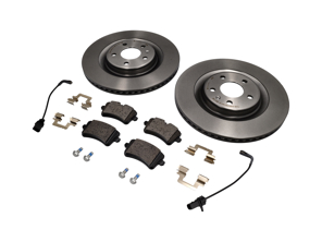 Disque de frein arrière Ø : 330 mm et plaquettes de frein (kit Porsche Macan) - 95B615601G, PAB698451