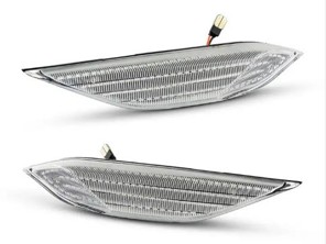 Sequentielle LED-Seitenblinker mit klarer Linse. Porsche Cayenne 958 - 95863110100, 95863110200