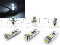 LED-Birnen-Set für Armaturenbrett, hellweiß. Porsche 996/986 - 99963130499
