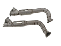 Resonated GPF delete exhaust pipe set. Porsche 718 Boxster Spyder / Cayman GT4 / GTS 4.0ltr - 982254351B, 982254351L, 982254351AA, 982254351N, 982254351T, 982254350B, 982254350L, 982254350N, 982254350AB, 982254350T - 9M82254351BRESKIT
