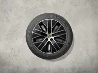 20' Macan S winter wheel-and-tyre set, high gloss black. Porsche Macan-e - 95C044600B