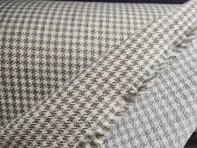 Pepita Porsche Hahnentritt Klassik Stoff, Schwarz/Weiß