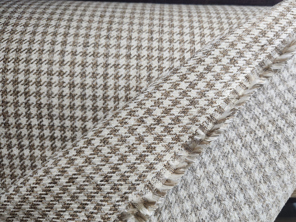 Pepita Porsche Hahnentritt Klassik Stoff, Schwarz/Weiß