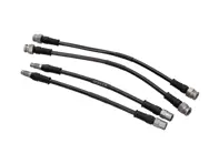 Brake hoses Braided stainless steel (Set of 4) Front & Rear Porsche 993 - 99335513900, 96435513900, 99335513902, 99335513901, 99335512900, 99335512901, 99335512902