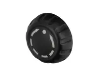 Rotary knob RIGHT for PCM radio control. Porsche 987.1 Boxster / 987C.1 Cayman / 997.1 - 95564295200, 95564295100, 99764220200A05, 99764220100A05, 99764220201A05, 99764220101A05 - URO-016927