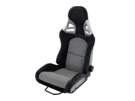 Siège baquet sport Track - GTR RECLINE, cuir noir avec centre pied-de-poule - 9997809100, 9997809110 - JT-B72-HT