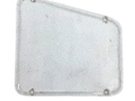 Coperchio di accesso alla scatola dello sterzo in alluminio. Porsche 356 / 356A / 356B T5 - 35649905, 356 49905 - PRS38