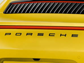 Badge arrière 'PORSCHE' noir pour Porsche 991.2 - 99104480380041