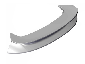 Aileron arrière. Porsche 992 Dakar - 992827940PG2X