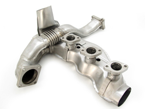 Abgaswärmetauscher LINKS für Porsche 964 C2 / C4 - 91.023S, 91.024S, 1623104470, 1623104480, 96421103905 - 91.023S, 1623104470