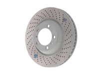 Bremsscheibe vorn, gelocht, Monoblock, 350x34mm. Porsche 996 GT3 / 997 GT3 - 99735140990, 99735141090 - PFL32909, PFR33009