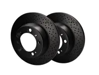 Dischi freno standard EBC forati posteriori. Porsche 996 / 997 / Boxster D1065 - 99635240103, 99635240104, 98635240104 - D1166