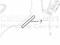 1/4 arrière à feuille de pare-chocs. Porsche 996 1998-05 - 99650463100, 99650463200