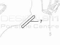 Rear 1/4 to Bumper Foil. Porsche 996 1998-05 - 99650463100, 99650463200
