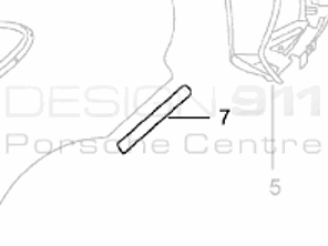 Hinteres 1/4 bis Stoßfängerfolie. Porsche 996 1998-05 - 99650463100, 99650463200