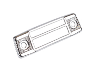 Cubierta de radio, cromada, para radio Blaupunkt Frankfurt. Porsche 356 - 113857233 - 8101850100