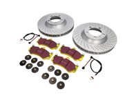 Paquete de discos de freno DELANTERO Sport EBC Pastillas de freno Porsche 997 TURBO - 99735140501ABS, 99735140501, 99735140601ABS, 99735140601, DP41516R, 99761267701, 99635208602