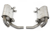 Exhaust Muffler / Silencer Sports SUPREMACY. DesignTek for Porsche 996 - 99611112257, 99611113254, 99611198404, 99611113274, 99611113275, 99611113270, 99611198405, 99611113168, 99611198504, 99611113174, 99611113175, 99611113170, 99611198505, 99611112157, 99611113154