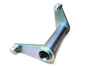 Rückwärtshebel des Gasgestänges am Getriebe. Porsche 356 B / C - 69542302101